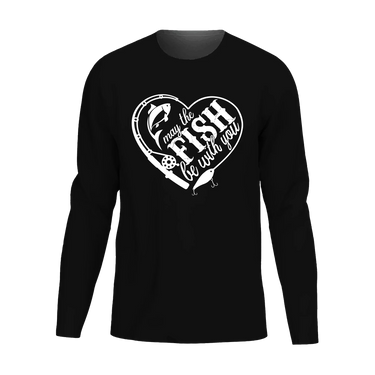 May The Fish Be With You Men Long Sleeve Shirt